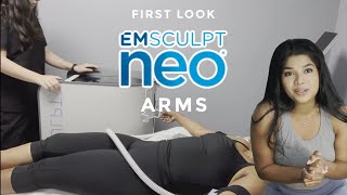 EmSculpt NEO for my ARMS Saw results from just one session [upl. by Sheldon]