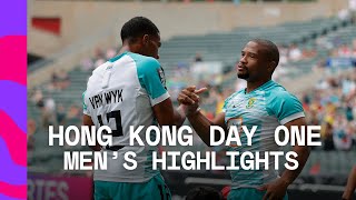 Michael Hoopers first SVNS appearance  CathayHSBC Hong Kong Sevens Day One Mens Highlights [upl. by Harwill702]