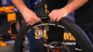 Continental  Tubeless Ready  Preparing the tire [upl. by Chastity850]