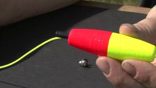 Fishing Baits Lures and Rigs Making a Basic Bobber Rig [upl. by Lotty]