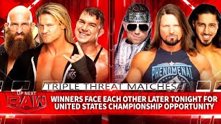 Tommaso Ciampa vs Dolph Ziggler vs Chad Gable Triple Threat  Full Match Part 12 [upl. by Yatnahs]