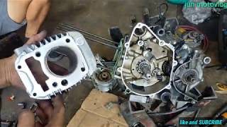 Honda xrm 125 block replacement video tutorial [upl. by Meda]