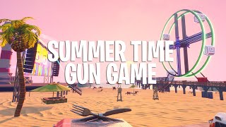 Summer Time Gun Game Fortnite Creative Map  Code [upl. by Enelaehs]