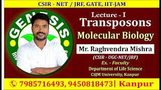 Transposons Transposition  Molecular Biology  CSIR NETJRF  GATE  Life science  ICMR IITJAM [upl. by Enitsenrae919]