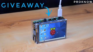 DIY Raspberry Pi 4 Pocket PC  GIVEAWAY [upl. by Cortney]