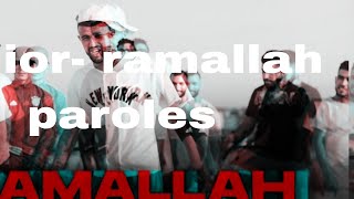 junior ramallah paroles رام الله كلمات [upl. by Yojenitsirk651]