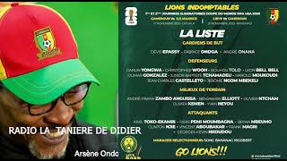 ELIMINATOIRE CDM 2026 CONFERENCE DE PRESSE DU MANAGER SELECTIONNEUR DES LIONS INDOMPTABLES [upl. by Legim843]