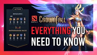 Crownfall How to Unlock All Items Arcanas amp More  Complete Dota 2 Crash Course [upl. by Bakemeier]