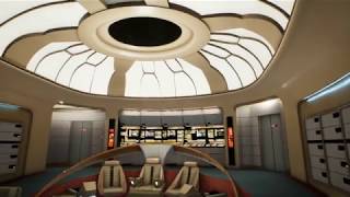 Stage9 v 007  Full Recreation of the EnterpriseD in Unreal Engine 4  No Commentary Walkthrough [upl. by Ellehcim]