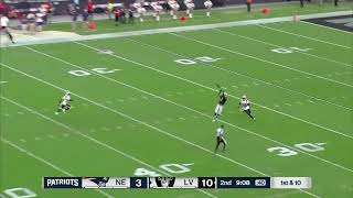 Raiders Rookie Qb chase garbers 43 yard bomb Vs Patriots Preseason 2022 [upl. by Chelsey453]