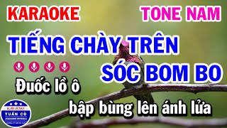 Karaoke Tiếng Chày Trên Sóc Bom Bo Tone Nam Gm  Nhạc Sống Cha Cha Cha [upl. by Alic868]