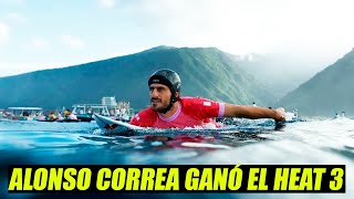 ¡Vamos Perú Alonso Correa ganó su heat y clasificó de ronda en Surf en París 2024  REACCIÓN [upl. by Adnirod349]