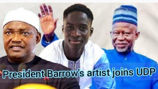 President Barrow’s former Artist explains why he left NPP and Joined UDP [upl. by Ayanet]