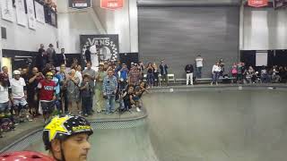 Christian Hosoi jumps over 7 fellow skate legends in the Combi Pool during his 50th Birthday Bash [upl. by Alesi5]