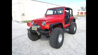 1998 Jeep Wrangler TJ Rock Crawler V8 [upl. by Othello422]