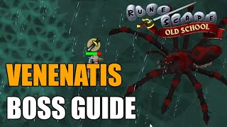 Old School RuneScape  Venenatis Boss Guide [upl. by Aerdnaz]