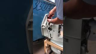 Volvo Penta AQ270 Outdrive Part 12 Removal of Lower Unit from Trandom [upl. by Okiruy]