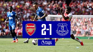 PREMIER LEAGUE HIGHLIGHTS ARSENAL 21 EVERTON [upl. by Starling]