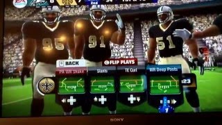 Fumblerooski Madden 12 Episode 3 Eagles At Saints  Update [upl. by Nnylf]