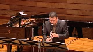 Jörg Widmann Fantasie for clarinet solo David Medina playing [upl. by Nnanerak954]