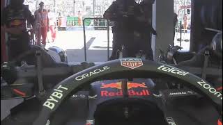 Max Verstappen retires after his rear brakes catches on fire at the Australian Grand Prix [upl. by James]