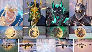 All Bosses Mythic Weapons amp Medallions Guide  Fortnite Chapter 5 Season 2 [upl. by Brenden]