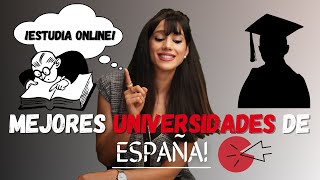 🗯MEJORES Universidades ONLINE de España👌 [upl. by Ajile227]