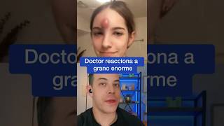 Grano gigante a punto de EXPLOTAR 😱 dermatitisatopica [upl. by Noned]