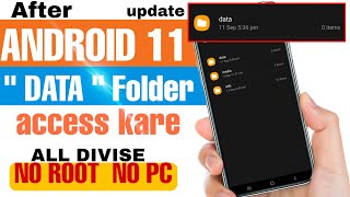 Android Data file not showing after update  samsung m30A30 Data file not showing  Android 11 [upl. by Jammal]