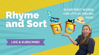 Rhyming for Toddlers and Kindergarten Onset and Rime to teach Rhyming for Toddlers and Kindergarten [upl. by Labaw695]