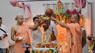 Gaura purnima Abhishek celebration [upl. by Bat]