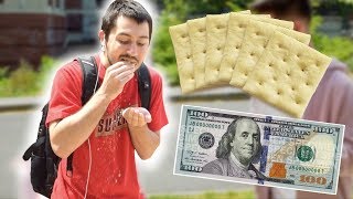 100 Impossible Saltine Cracker Challenge [upl. by Hpsoj]