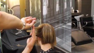 From Long to Short Asymmetrical Bob Cut  By Adam Ciaccia [upl. by Ilecara]