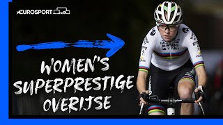 CycloCross Superprestige Overijse 2023  Van Empel Gets Third Win  Womens Highlights  Eurosport [upl. by Yurt96]