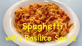 How to make Spaghetti with Basilico Sauce  Cherry Calizar pastarecipe [upl. by Aryc499]