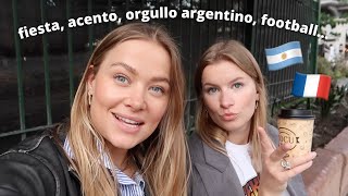 FRANCESAS EN ARGENTINA  cosas RARAS de los Argentinos y choques culturales [upl. by Aymer]