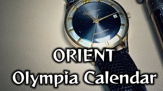 素晴らしい文字盤！Orientも沼！ Orient Olympia Calendar が来ました！ [upl. by Naivart556]