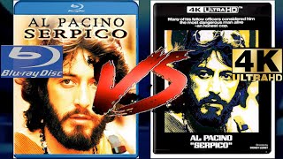 SERPICO 1973 4K UHD VS BLURAY COMPARISON SIDE BY SIDE [upl. by Gonagle]