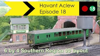 Realism on 6 x 4 in 00  Southern Region trains at Havant Aclew [upl. by Dieterich]