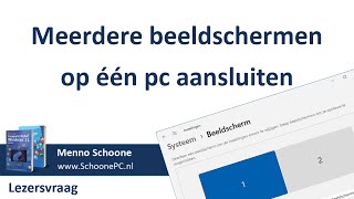 Meerdere beeldschermen op één pc aansluiten en het effect op de muiscursor [upl. by Jerroll]