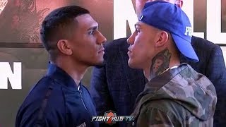 GABE ROSADO AND LUIS ARIAS SHARE DEATH STARES AT EACH OTHER DURING FACE OFF IN KANSAS [upl. by Tubb485]