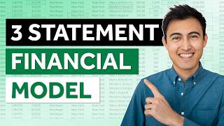 Build a 3 Statement Financial Model FULL Tutorial  Free Template [upl. by Eissirhc]