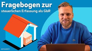 GbR gründen Fragebogen zur steuerlichen Erfassung  Elster online SchrittfürSchrittAnleitung [upl. by Saltsman624]