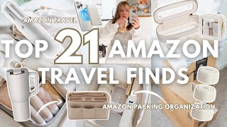 NEW TOP 21 Amazon Travel Finds packing organization  amazon travel must haves [upl. by Ahsikar]