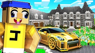 Jeffy Got 100 RICHER in Minecraft [upl. by Eluk]