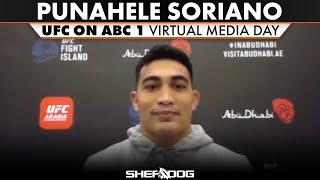 PUNAHELE SORIANO  UFC on ABC 1 interview virtual media day [upl. by Lunn]