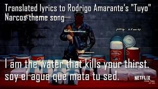 Narcos Theme Song Translated [upl. by Catima927]