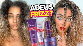 Como ACABAR COM FRIZZ no cabelo cacheado ao liso l rotina capilar eudora siage combate o frizz • [upl. by Nimsay]