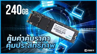 Apacer AS2280P2 M2 PCIe Gen3 x2 SSD ความจุ 240GB ความจุสูงราคาต่ำ [upl. by Yngad]