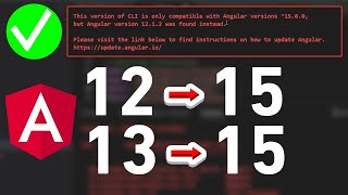 How to upgrade Angular 12 to 15 or from 14 to 15 [upl. by Bitthia127]